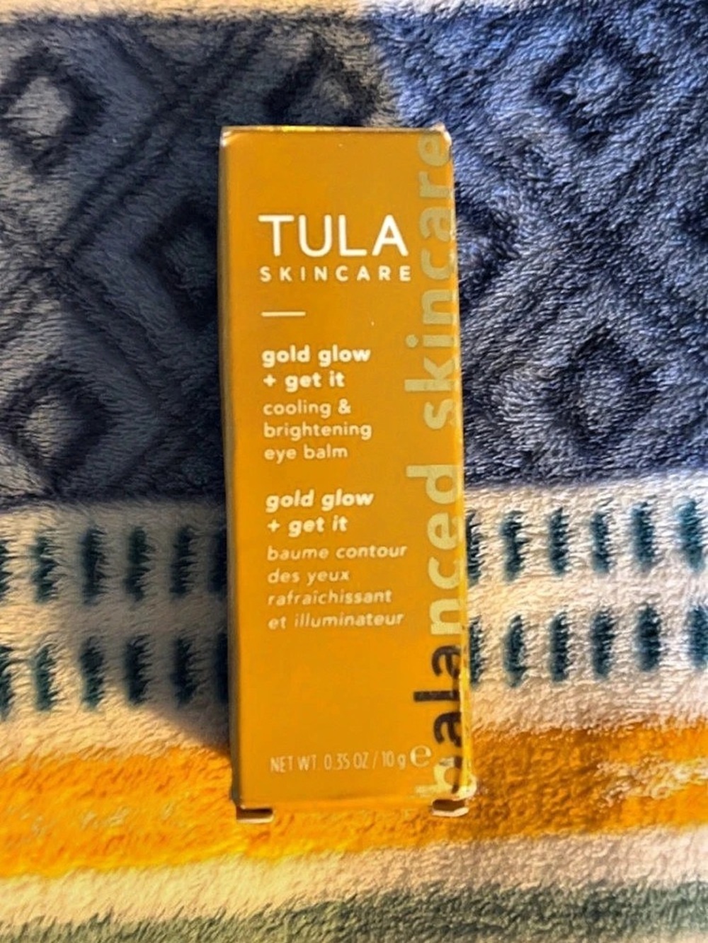 TULA gold glow + get it cooling & brightening eye balm Eye Balm Highlighter
